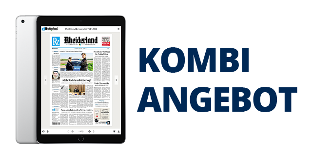 Rheiderland Zeitung mit Tablet